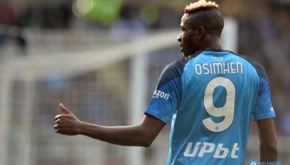  那不勒斯官宣续约当家射手奥斯梅恩  